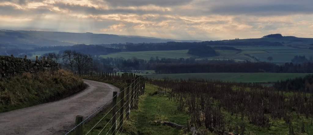 View from near Carr Edge farmhouse