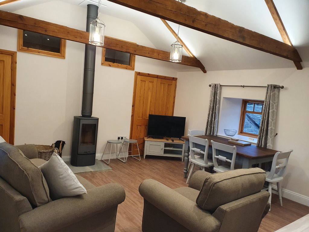 Lounge & Dining area at The Granary self-catering apartment