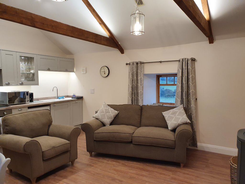 Lounge & Kitchen at The Granary self-catering apartment